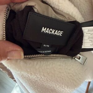 Mackage Outerwear Jacket Celyn Reversible Down and Sherpa - 100% Authentic